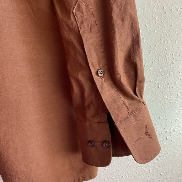 brown button down - Picture 6 of 7